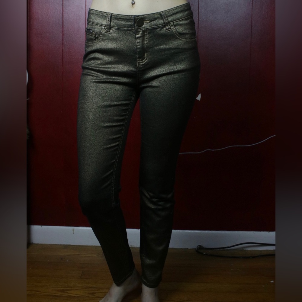 Bisou Bisou Gold Jegging Jeans